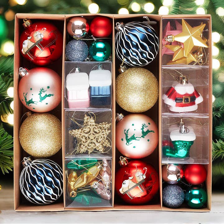 OrnamentallyYou - Wholesale Ornament Set - Premium Christmas Ornament Eclectic Bundle Set