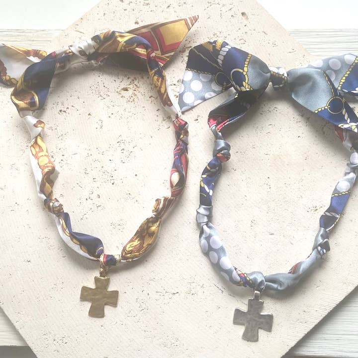 VB&CO Designs Handmade Jewelry - Wholesale Scarf - Women's - Viral scarf necklaces hammered trendy jewelry 2