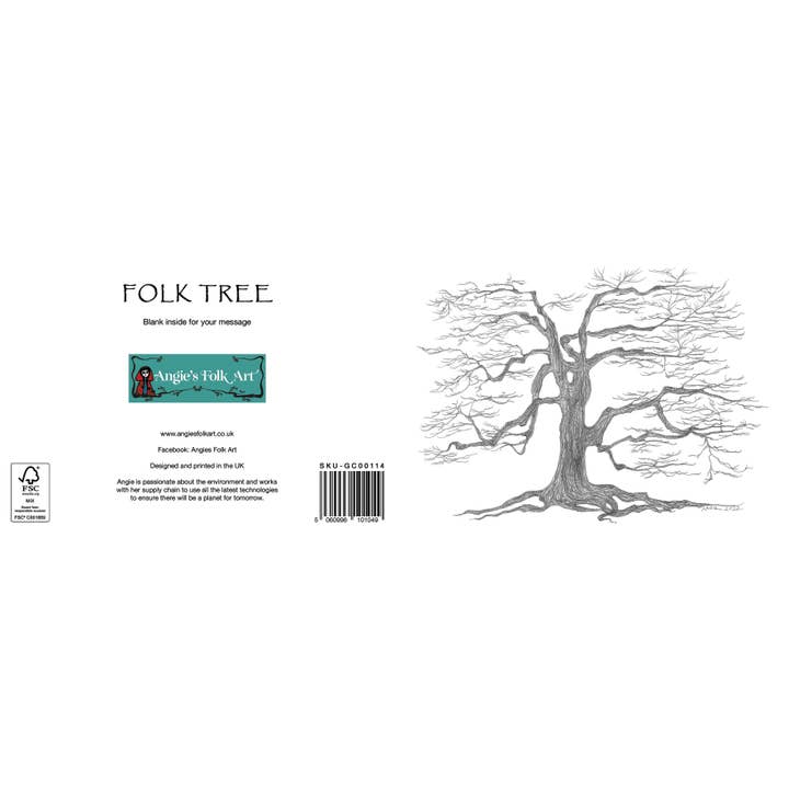 Folk Tree for wholesale by Angies Folk Art