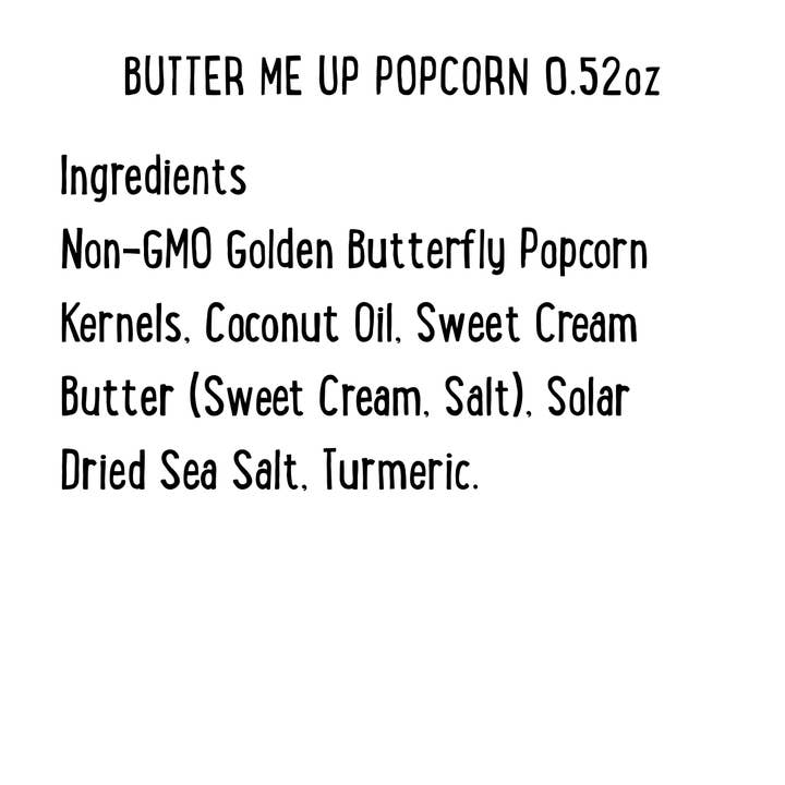Popzup Popcorn - Wholesale Popcorn - Butter Me Up Popcorn Bags - 70 calorie3