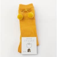 Cotton Socks - Wholesale Socks - Kids & Baby - HIGH SOCK WITH POM POM4