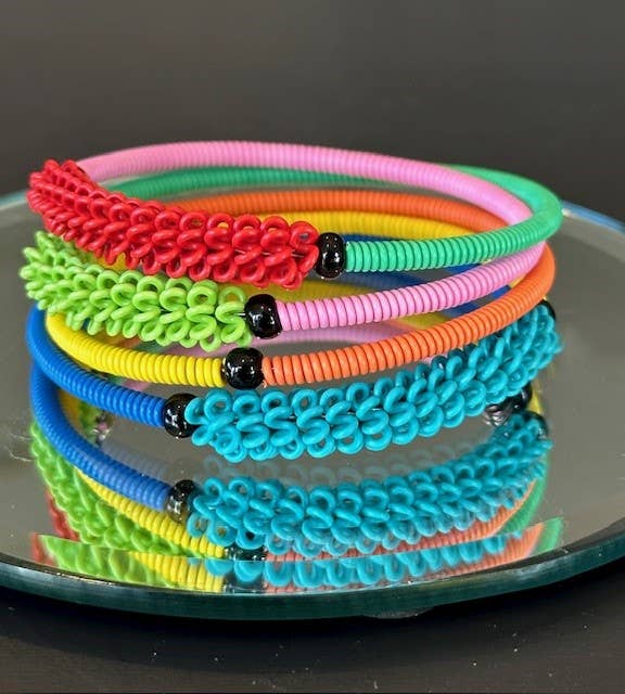 Bridge for Africa - Wholesale Woven/Braided Bracelet - Spiral Bracelet - available in a variety of colors0
