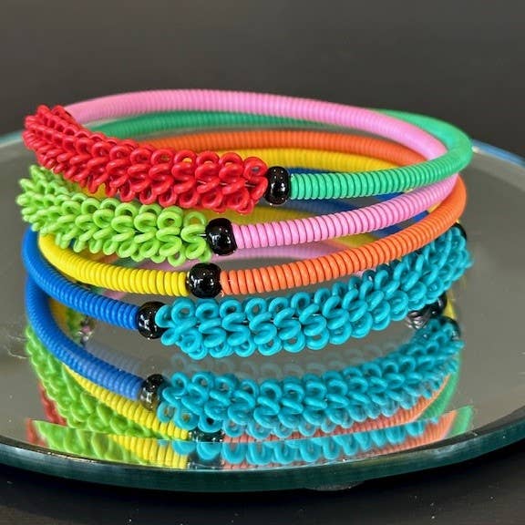 Bridge for Africa - Wholesale Woven/Braided Bracelet - Spiral Bracelet - available in a variety of colors