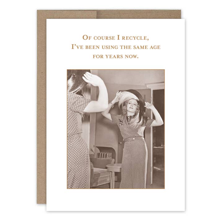 I Recycle Birthday Card for wholesale by Shannon Martin Design