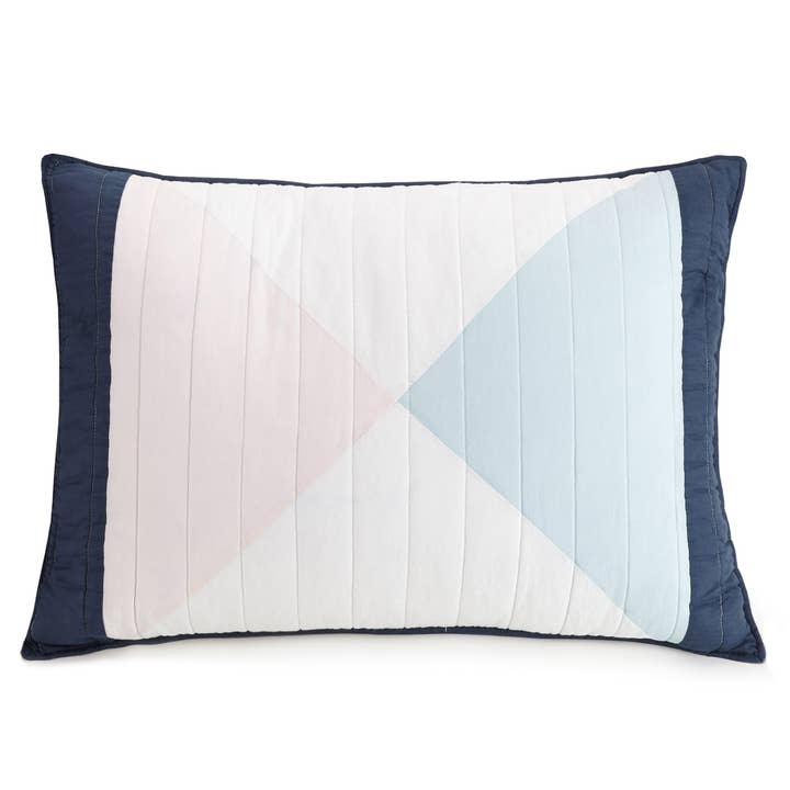 Peking Handicraft - Vendita all'ingrosso Set di lenzuola - Set Trapunta Patchwork a Diamante 3 Pezzi - Ampersand2