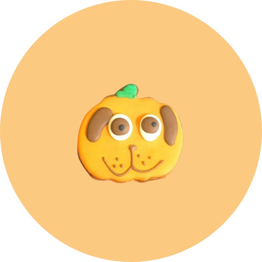 Bakery Dog - Wholesale Pet treats – Dog - Dog Pumpkin Face Cookie