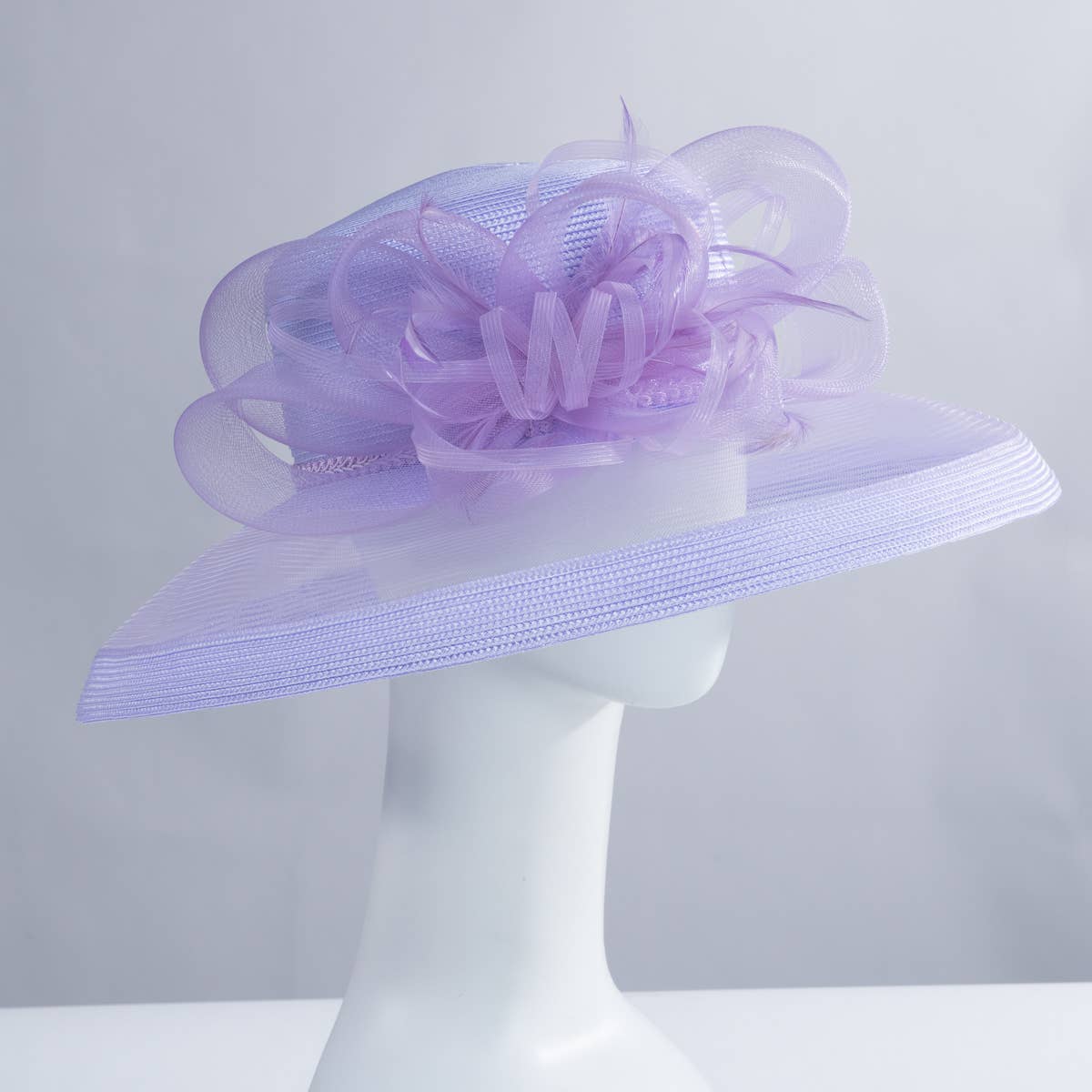 KaKyCo - Vendita all'ingrosso Cappello di paglia - Donna - Cappello di Paglia in Poliestere con Tesa in Crinolina e Fiocco a Nastro | 30188611