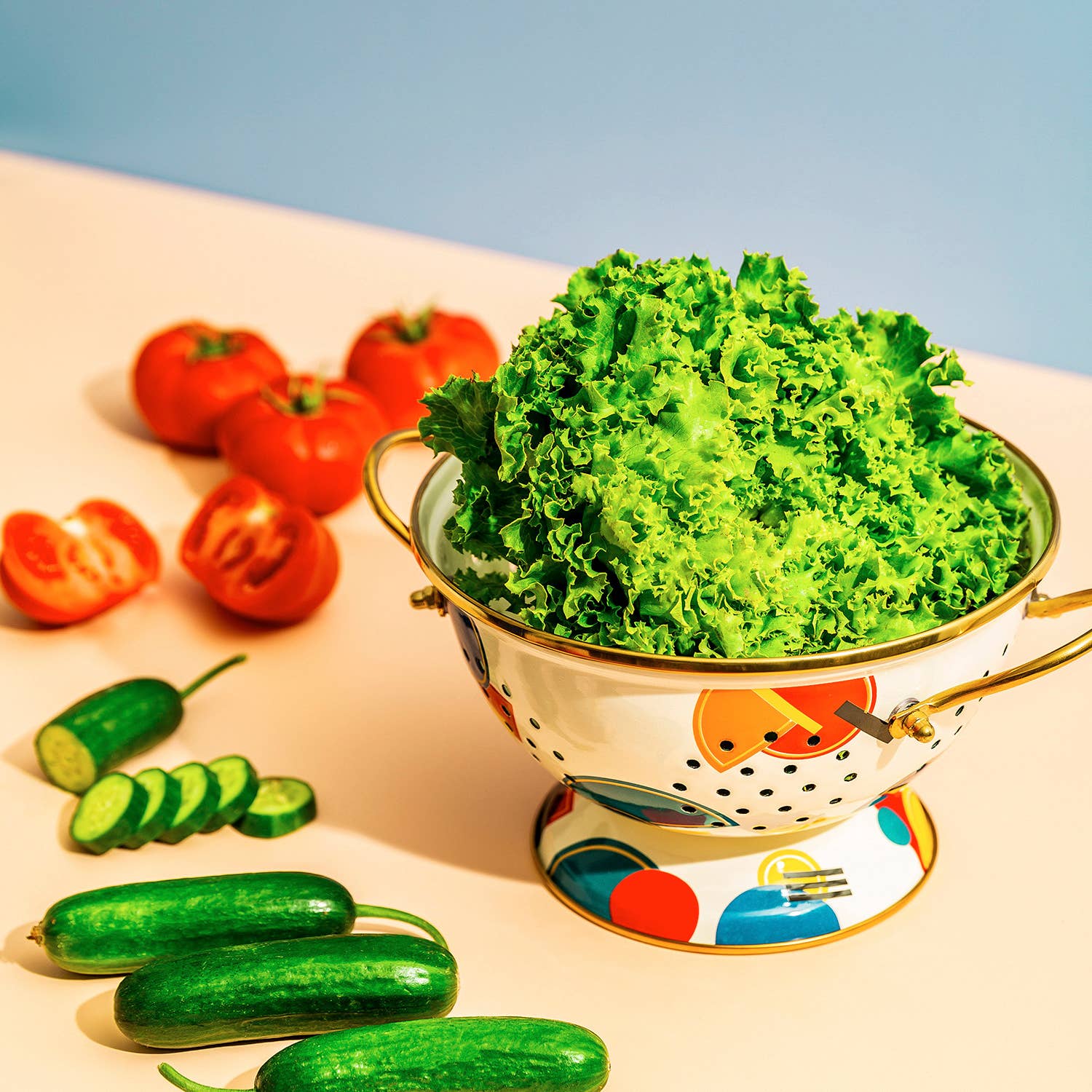 Darling Spring - Vendita all'ingrosso Scolapasta - Scolapasta smaltato Bauhaus6