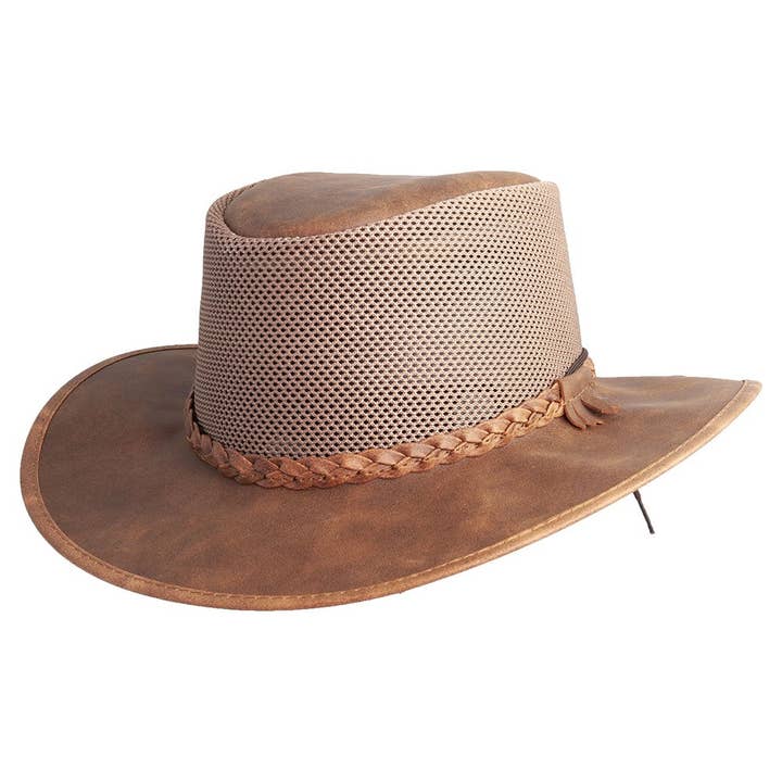 American Hat Makers - Wholesale Fedora - Unisex - Wide Brim Outback Sun Hat - Style Breeze5