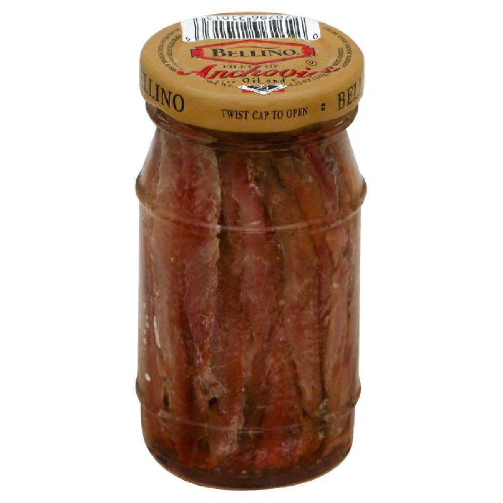KeHE Distributors, LLC - Vente Sauces pour pâtes - Filets d'anchois à l'huile d'olive et au sel Bellino, 120 g0