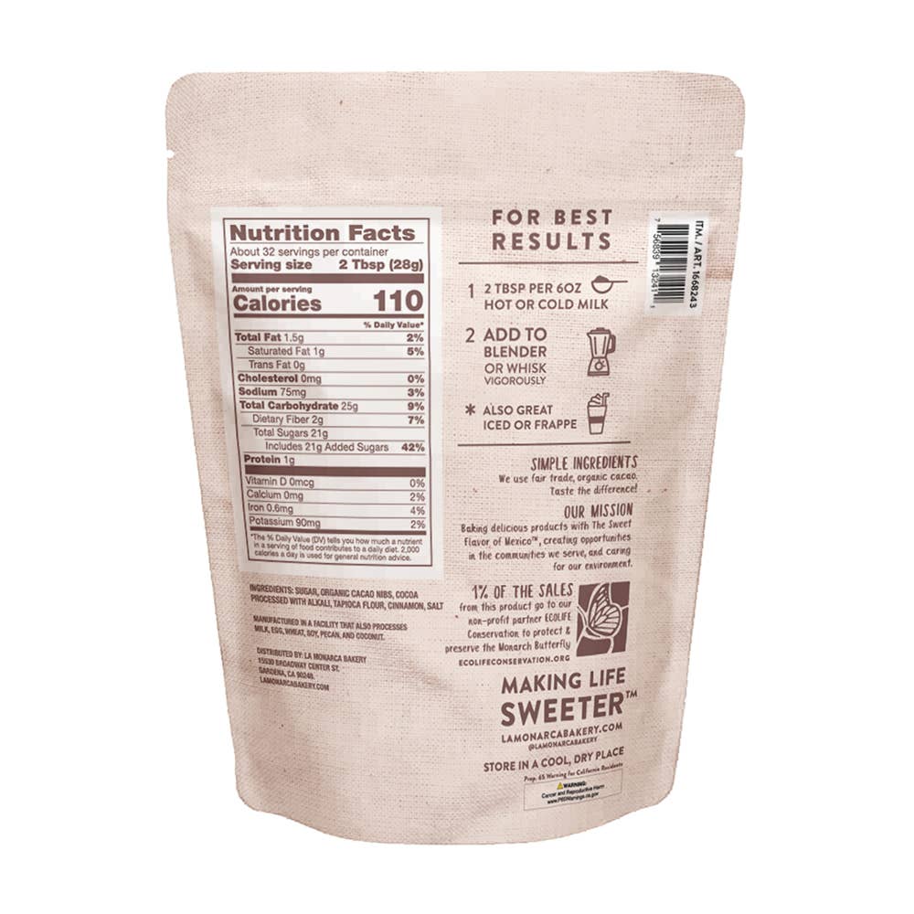 La Monarca Bakery - Wholesale Hot Cocoa Mix/Kit - Mexican Hot Chocolate Foodservice 2 LB Bag1