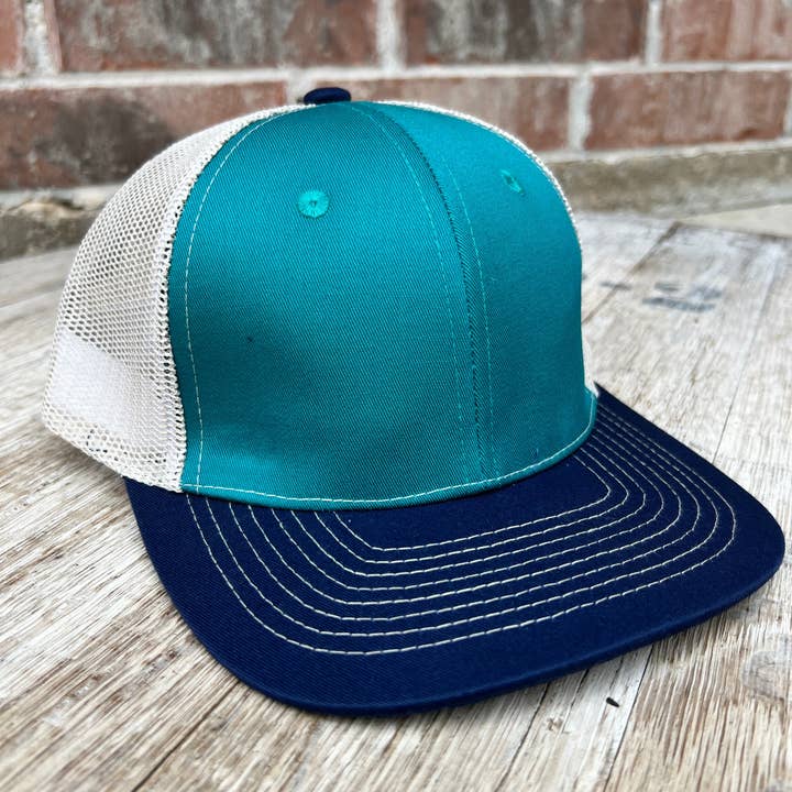 KW Custom Creations - Wholesale Trucker Hat - Unisex - Adult Tri-Color Trucker Hat4