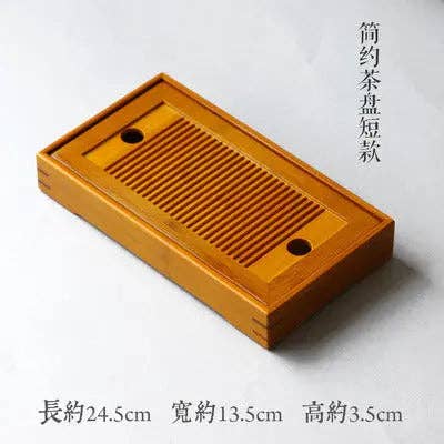 everythingbamboo – Bandeja de servir por atacado – Tabuleiro de chá de bambu Premium Gongfu Bandeja de servir chá e café artesanal2