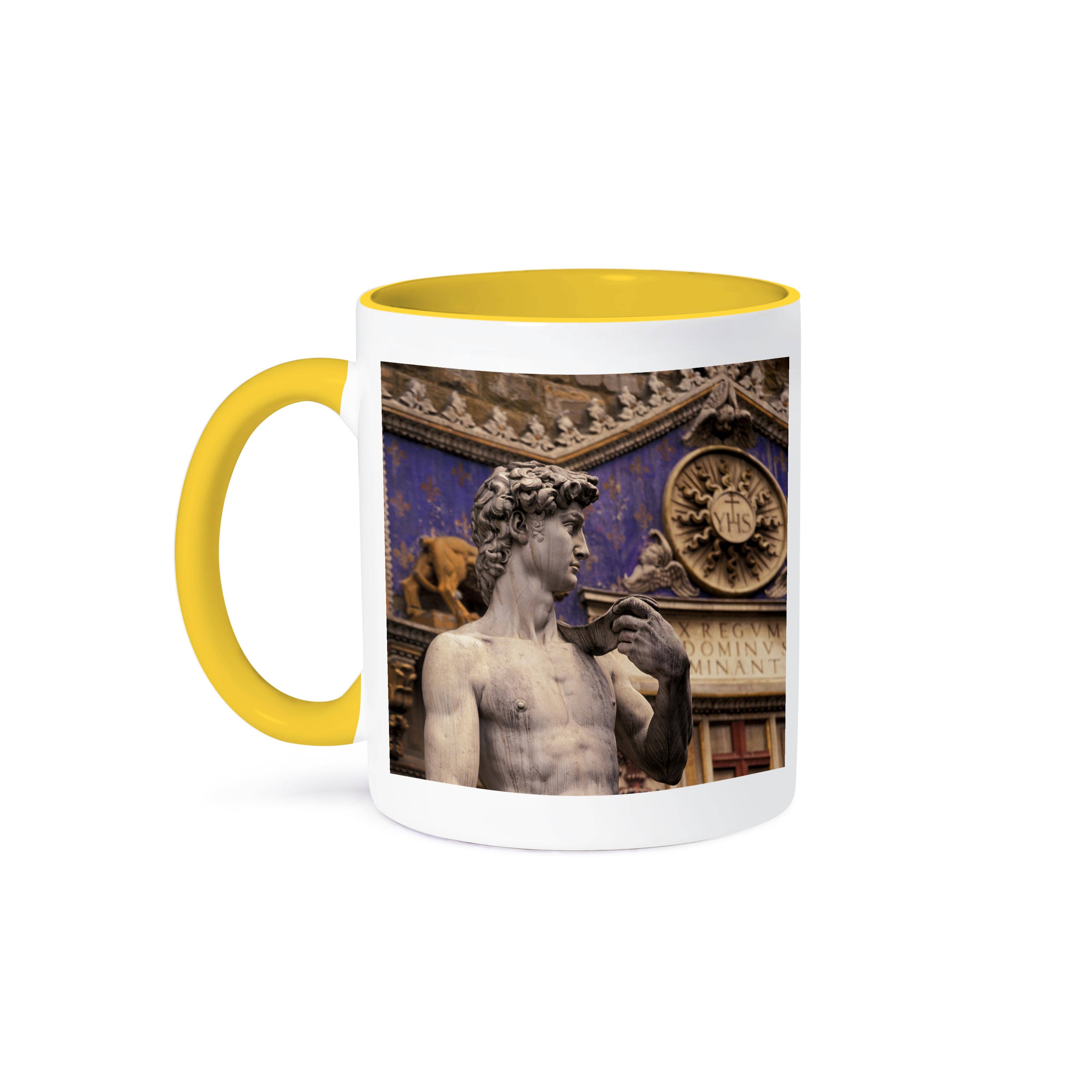 3dRose – Engroshandel Kaffekrus – 3dRose, Italien, Firenze, Piazza della Signoria, David - EU16 WBI3102 - Walter Bibikow, Krus0