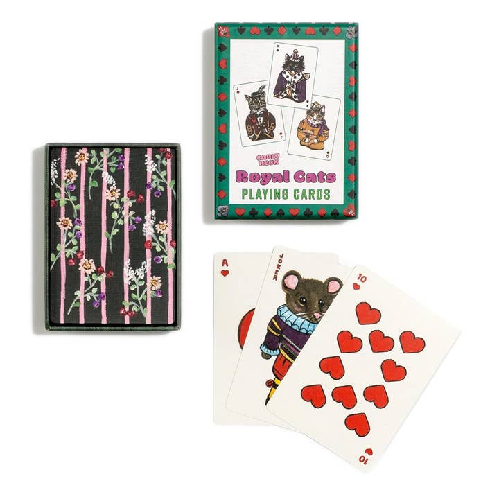 Union Square & Co. - Wholesale Card Game - Royal Cats Playing Cards By Carly Beck