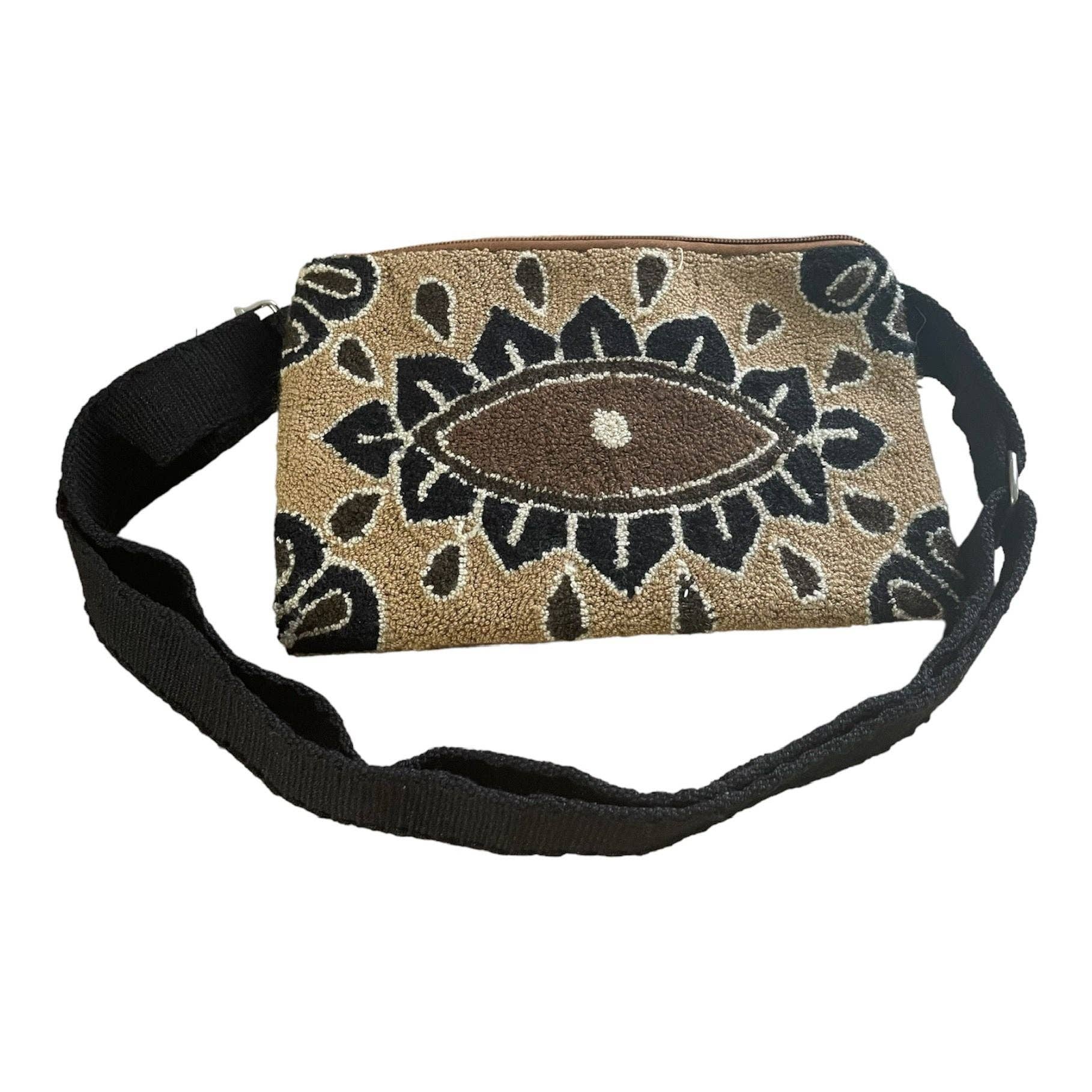 Boutique Femade ® - Wholesale Belt Bag - Women's - Brown Evil Eye Fanny Pack2