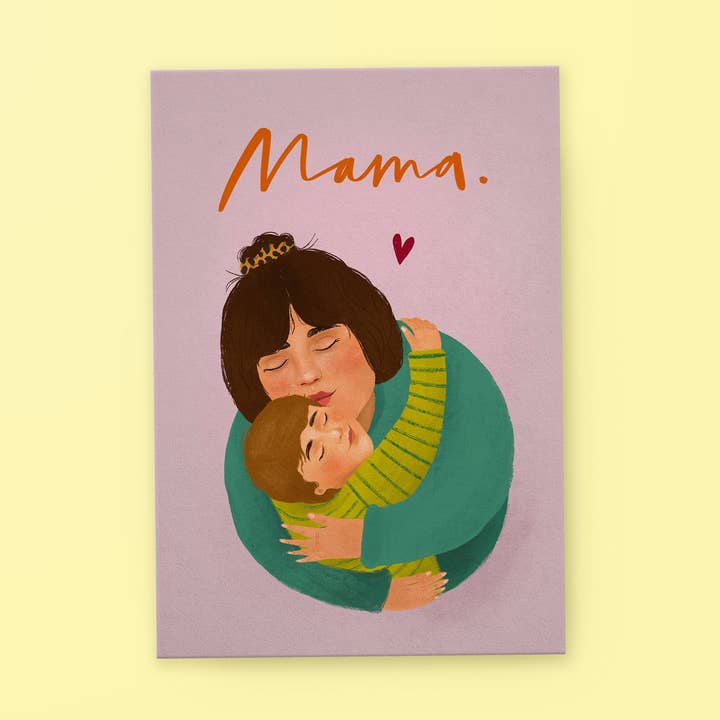 Postal «Mama» para mamás de todas las etapas para venta al por mayor de franzizo nachhaltige papeterie