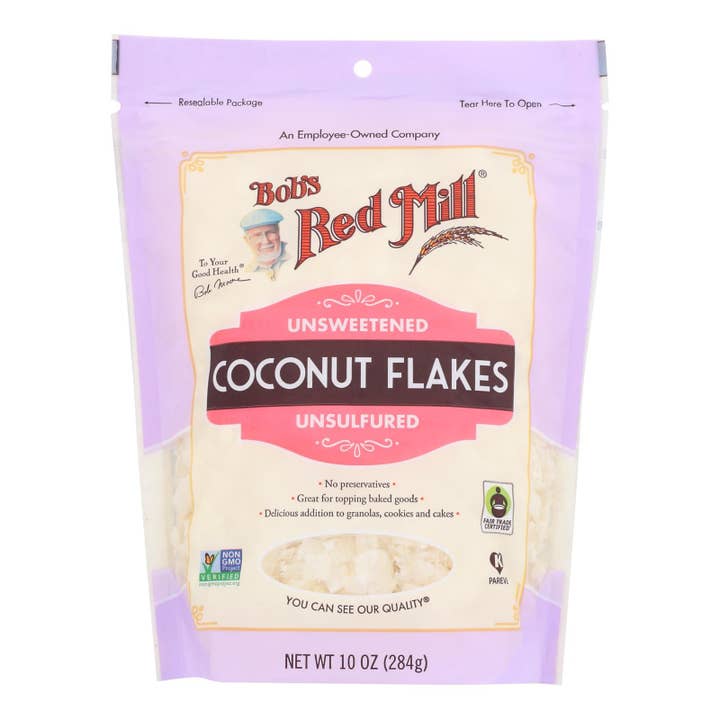 Everyday Supply Co - Wholesale Nuts - Bob's Red Mill - Coconut Flakes - Case Of 4-10 Oz