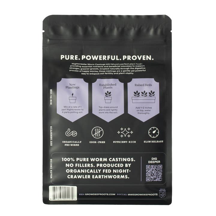 Deep Roots Living Soil - Wholesale Planting/Potting Soil - Nightcrawler Worm Castings3