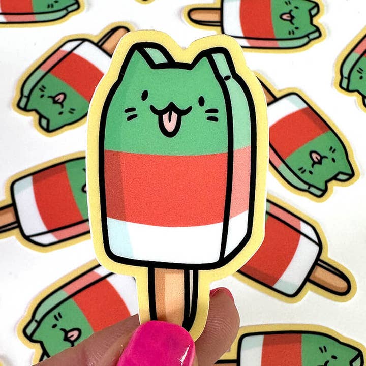 Popsicle Cat Mini-Aufkleber für den Großhandel von Shop Emily M