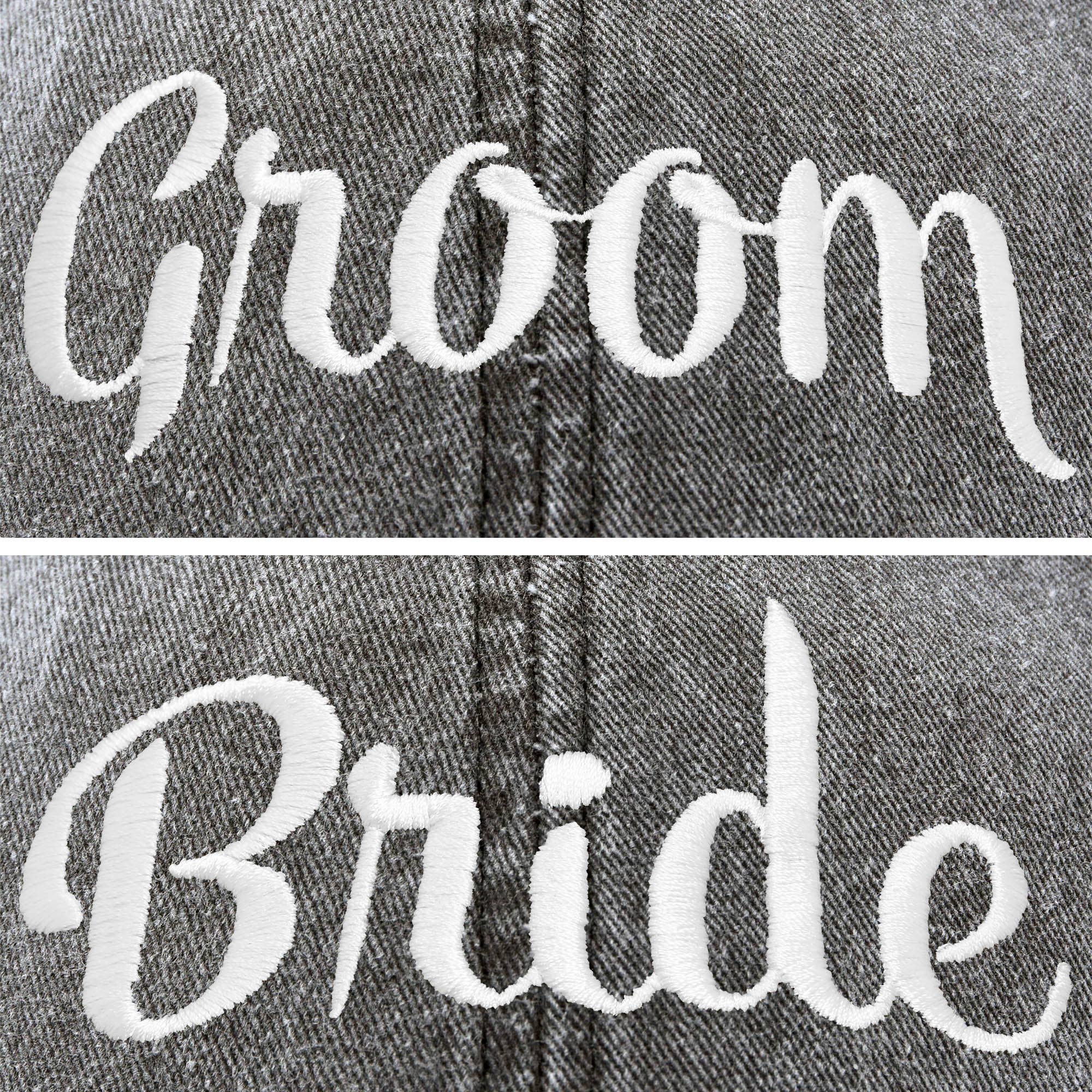 Dalix - Venta al por mayor Gorra de béisbol - Unisex - DALIX Novia Novio Papá Sombreros Gorras De Béisbol Gorras De Boda Recién Casados5