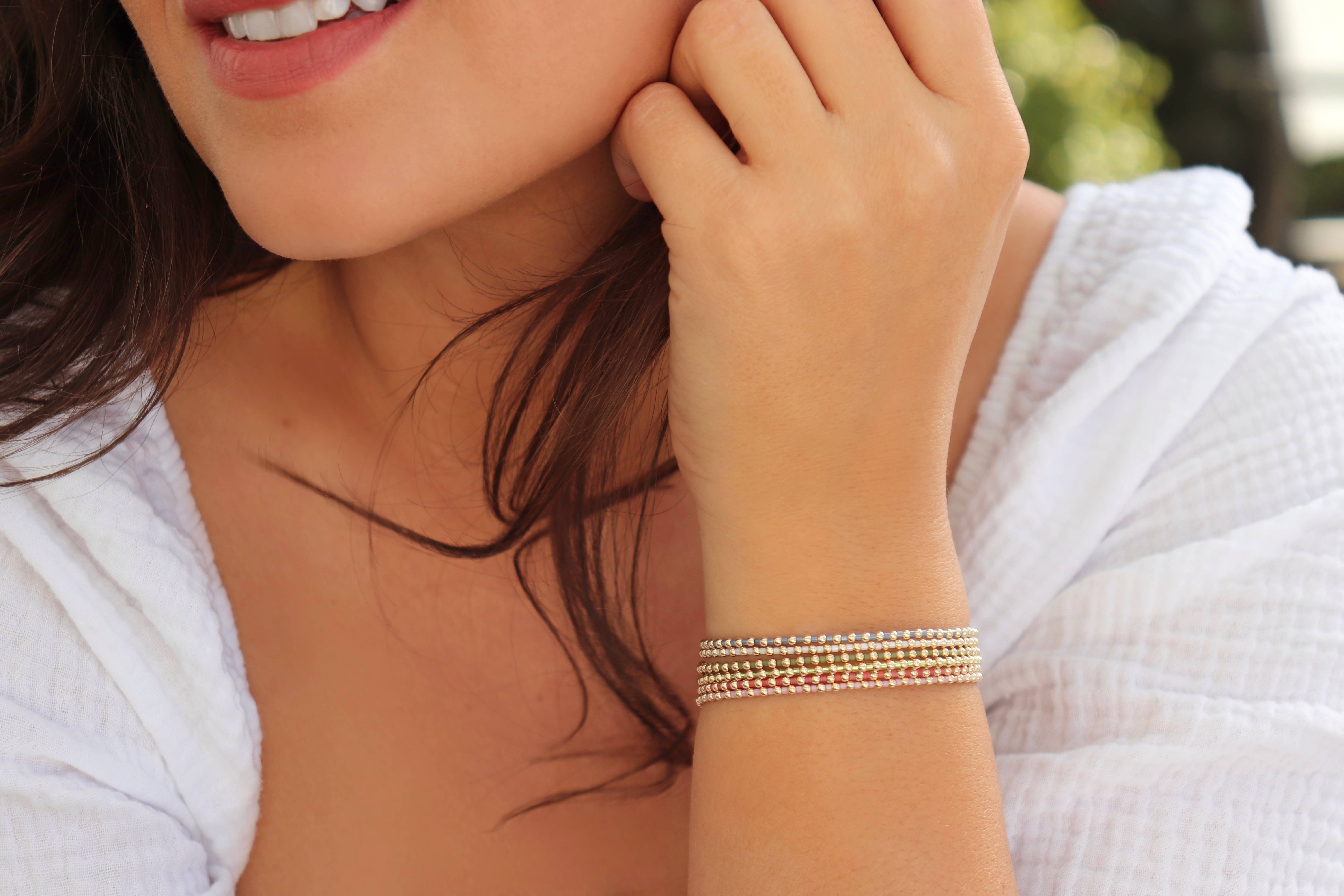 Kaylie Dawn Jewelry - Wholesale Beaded Bracelet - Stevie Super Delicate Gold Filled Bead & Miyuki Bracelet3