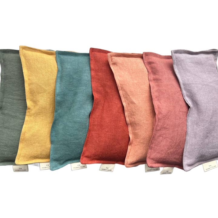Eye Pillow - Stonewashed Organic Linen for wholesale by The Modern Pause