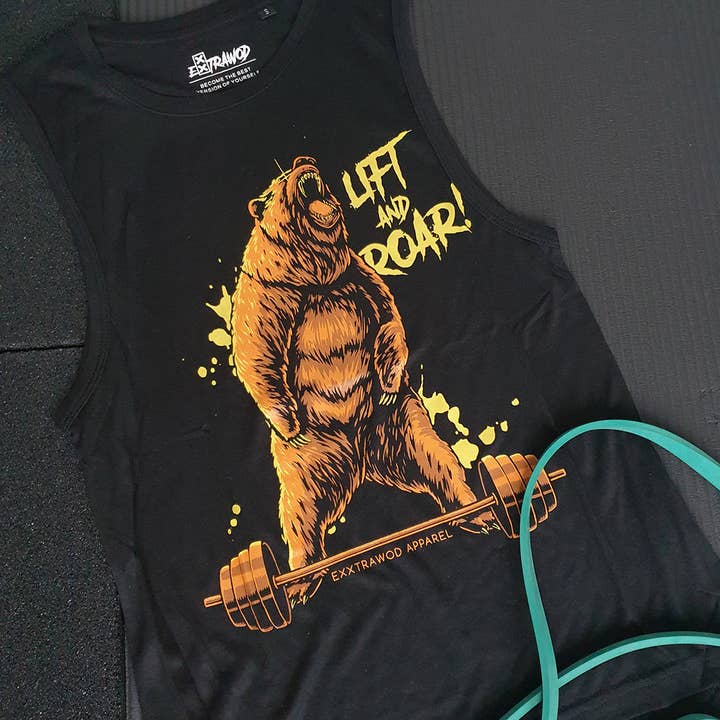 Lift and Roar Tank Top for wholesale by Exxtrawod