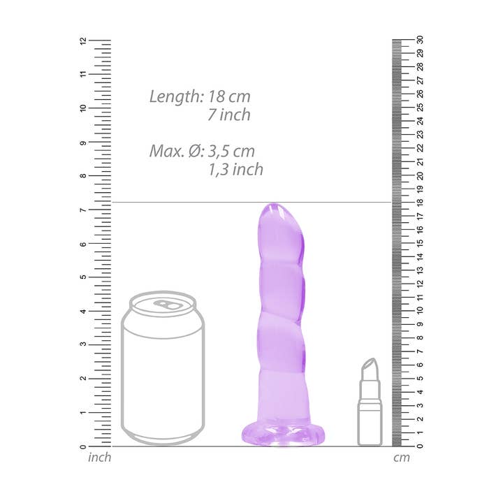 Shots - Wholesale Sex Toy - Non Realistic Dildo With Suction Cup - 7''/ 17cm10