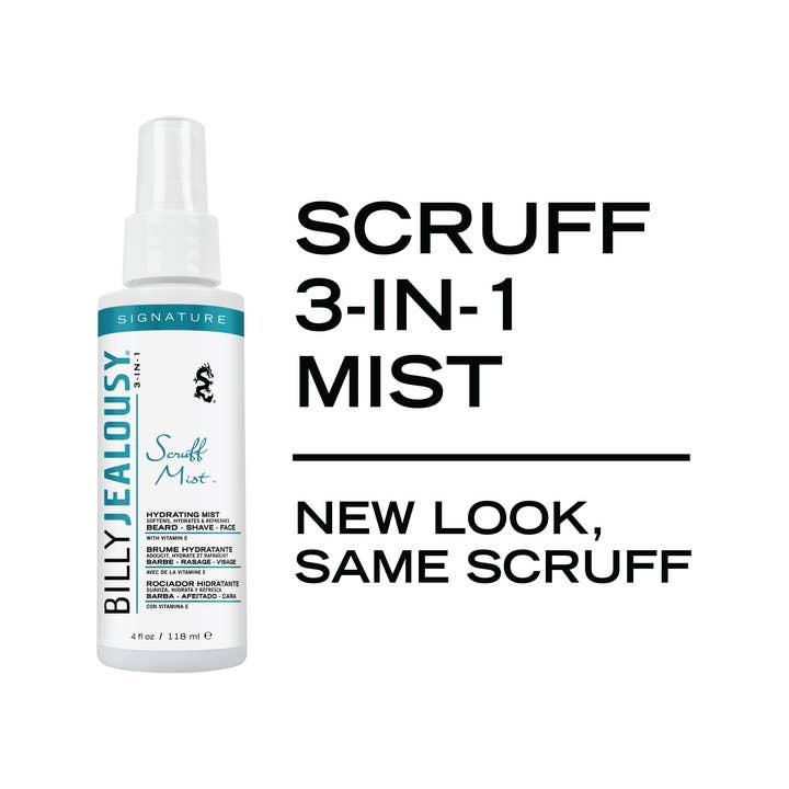 Billy Jealousy - Wholesale Beard Styling Product - Signature Scruff Mist 3-in-1 (Beard, Shave, Scruff/Face)