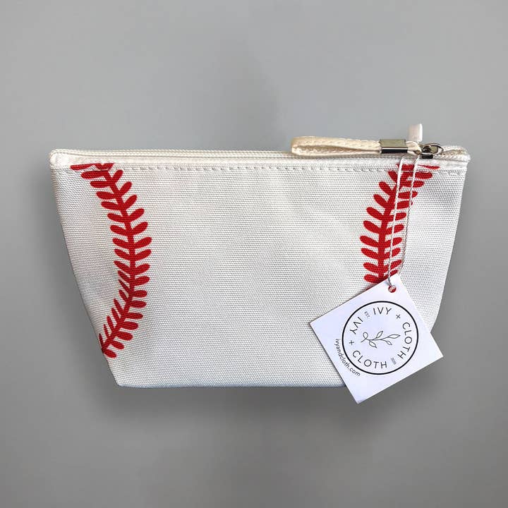Baseball Pouch for wholesale by Ivy + Cloth