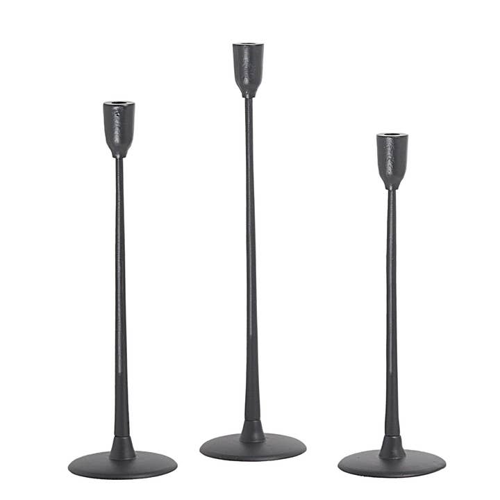 Candle Holder Black H 18.1" & Dia 5.9" for wholesale on Faire