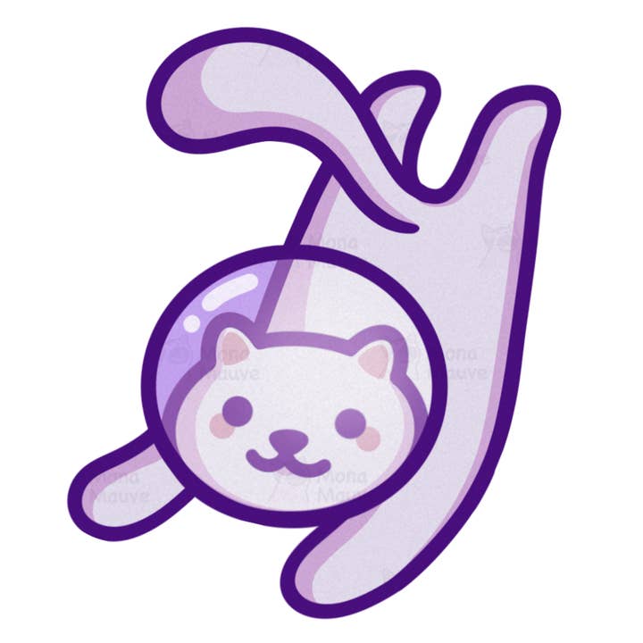 Space Cat Vinyl Sticker | Astronaut Kitty for wholesale by Mona Mauve • Silly Art!
