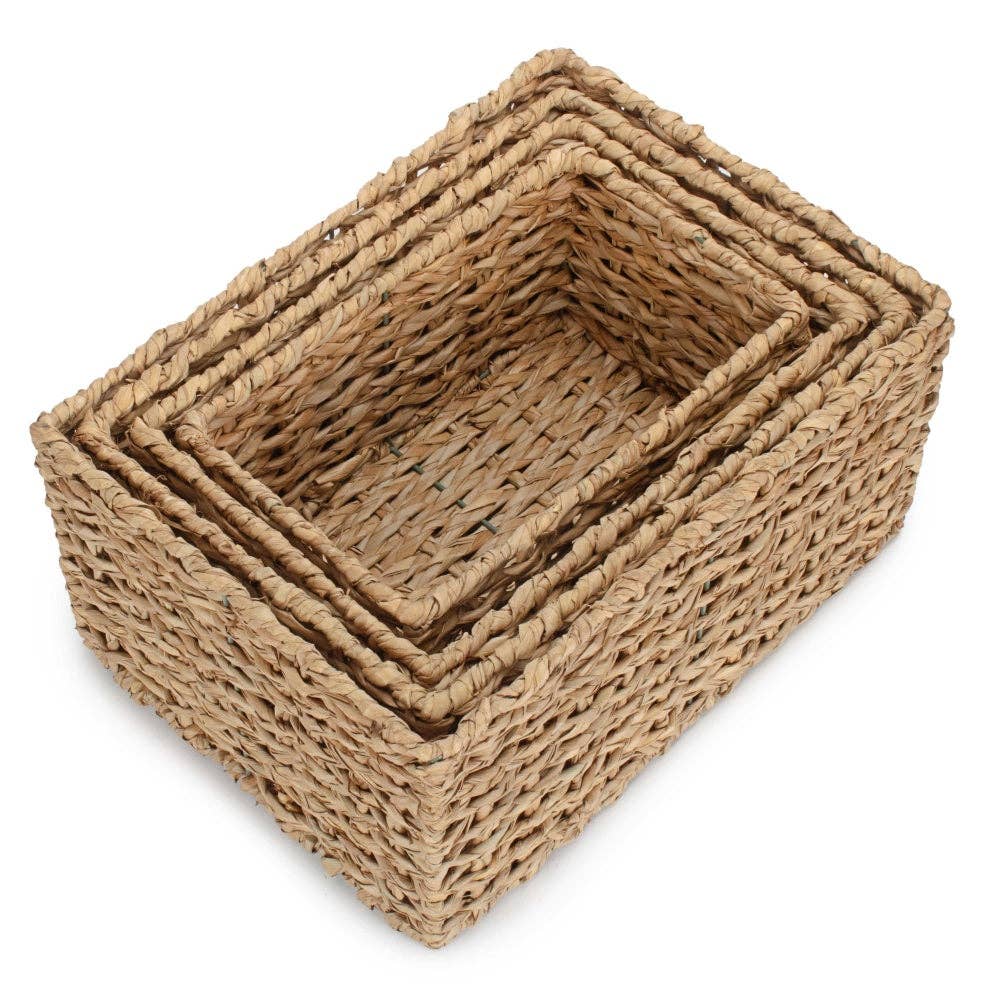 Red Hamper – wholesale Basket – Thatch Grass Woven Storage Basket6