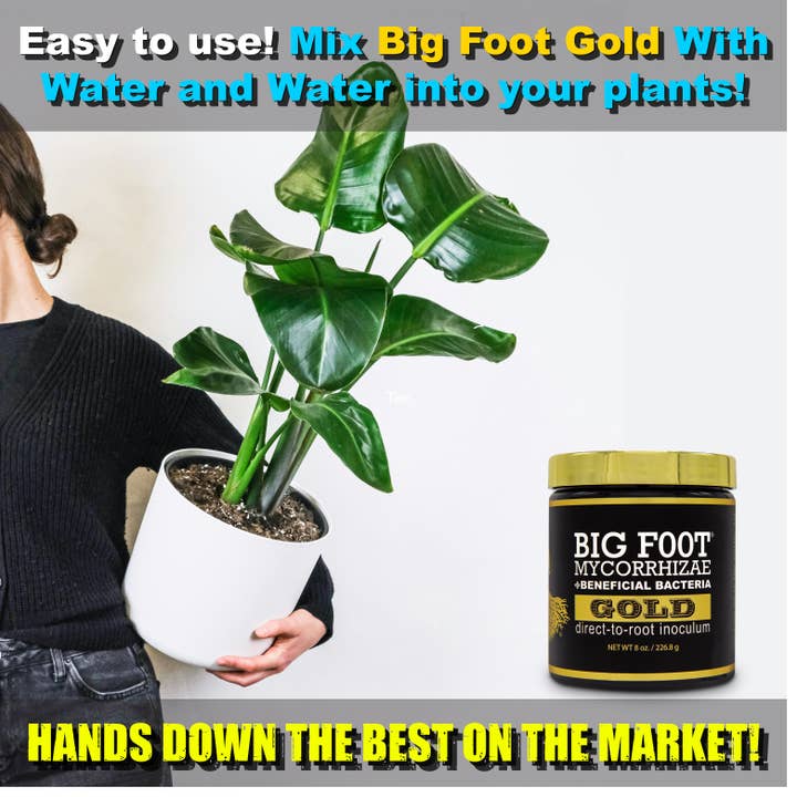 Big Foot Microbes - Wholesale Fertilizer - Beneficial Bacteria + Mycorrhizae Gold 1 oz (20 units)1