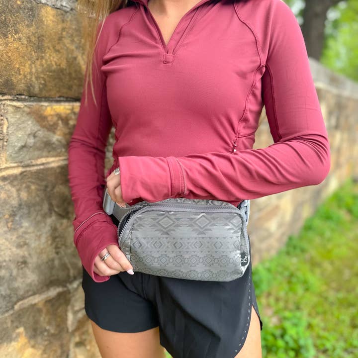 C.C Beanie - Wholesale Belt Bag - Women's - Southwest Patterned C.C Women's Belt Bag