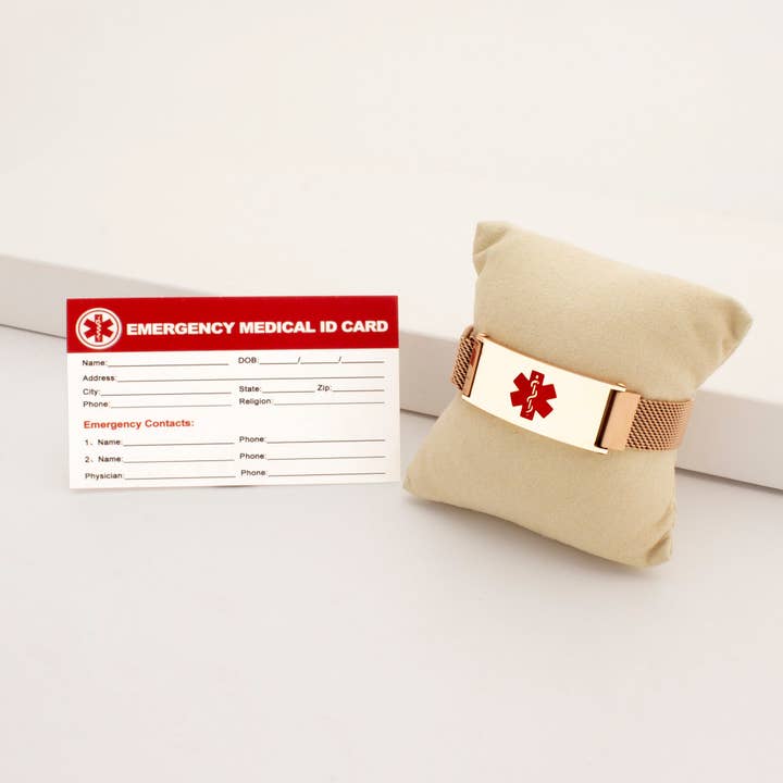 Anavia - Wholesale Bangle Bracelet - Custom Emergency Medical Alert ID Magnetic Jewelry Bracelet6