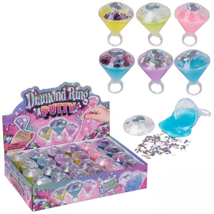 Diamond Ring Putty Create Sparkling Shiny Putty and other Purchase Wholesale toy diamond rings. Free Returns & Net 60 Terms on Faire trending on Faire.