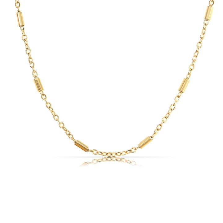 Made By Nami - Wholesale Link & Chain Necklace - Pipe Design Necklace5