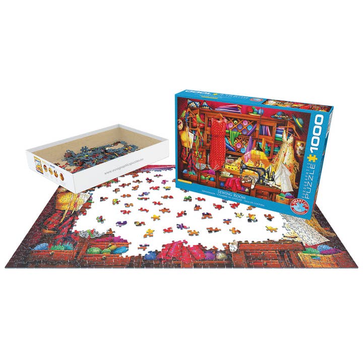 Eurographics Puzzles Europe - Wholesale Puzzle - Adult - Sewing Room1