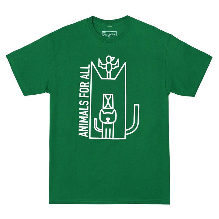 JAMS World - Wholesale Screen Printed T-Shirt - Unisex - Animals for All Adult Tee - Hawaiian Humane Society
