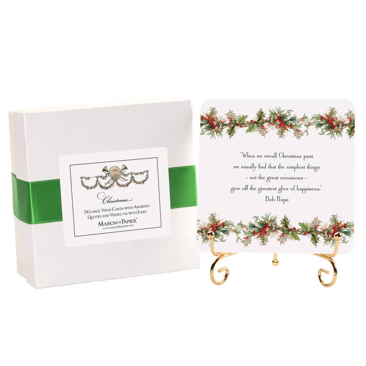 VCO0001999 Christmas Quote Set 5.5" for wholesale by Maison de Papier