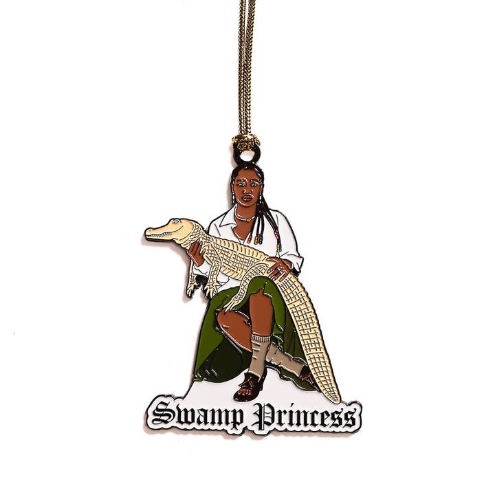 Swamp Princess Enamel Holiday Ornament for wholesale by THE FOUND