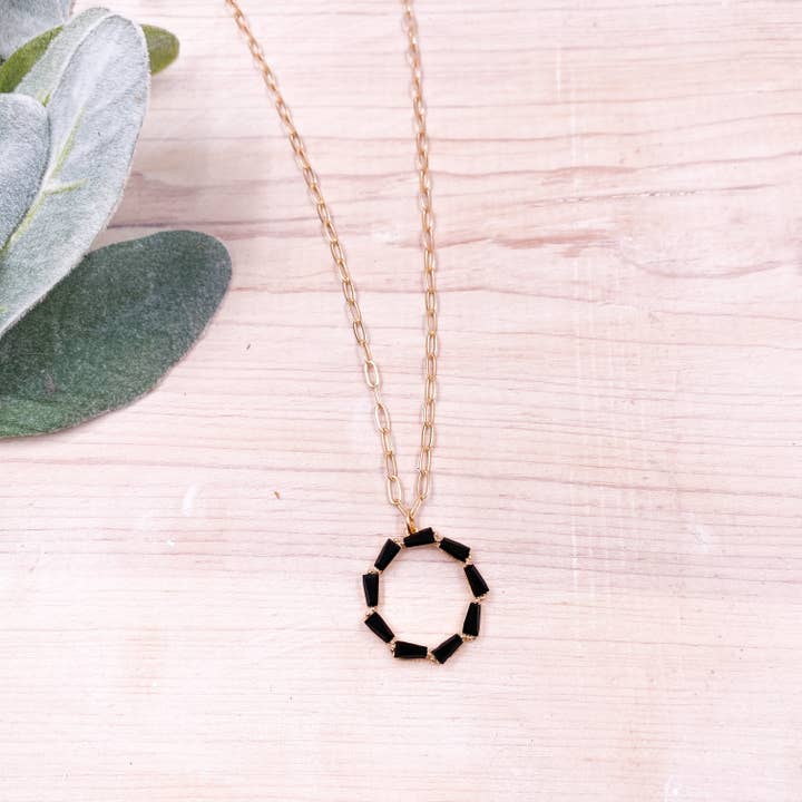 Collana Duncan - Nera per la vendita all'ingrosso da parte di MM Designs