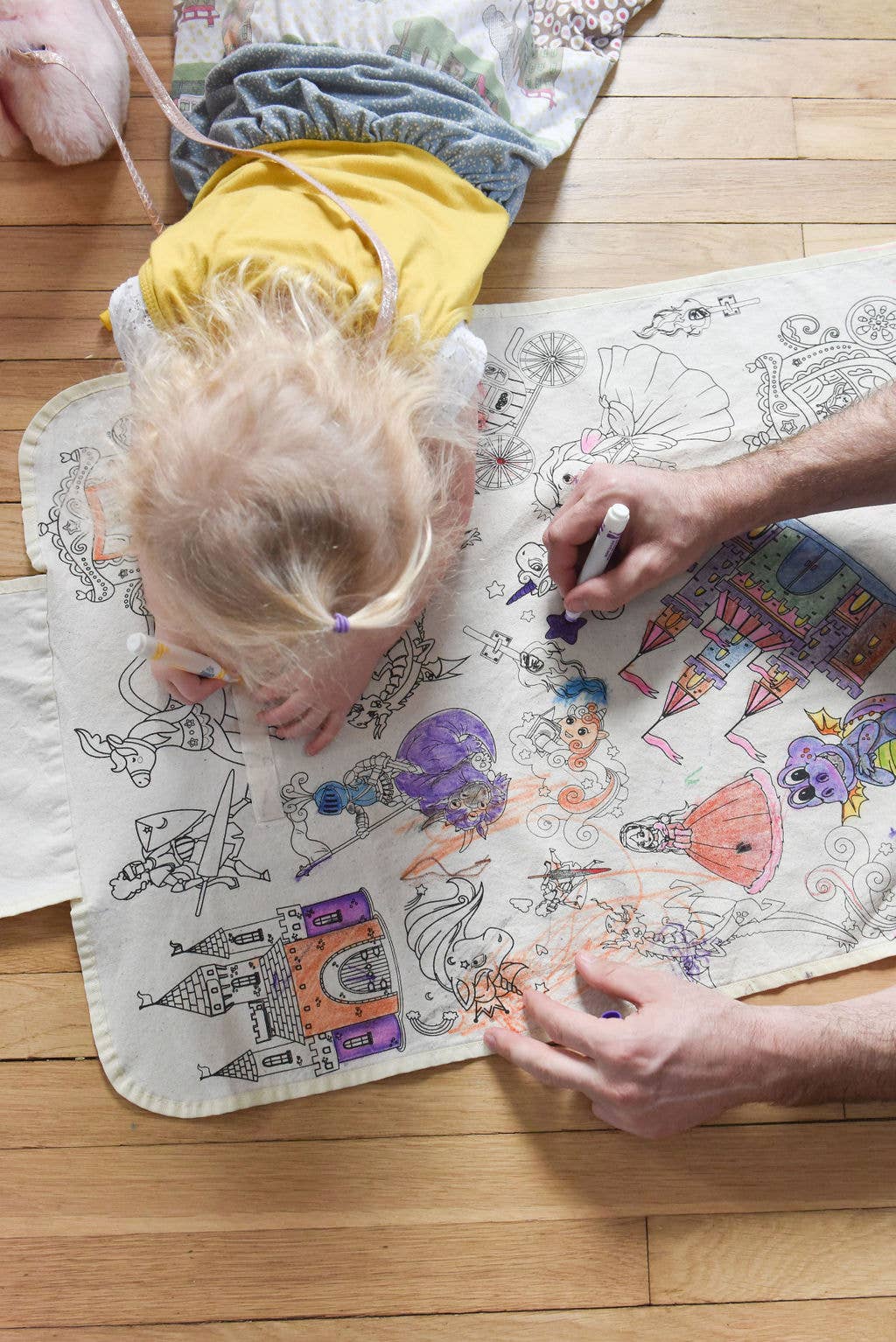 Kids Washable Coloring Mat 