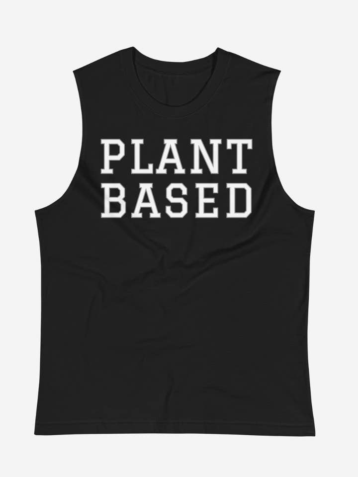 Plant Based Muscle Shirt for wholesale by Plant Babes