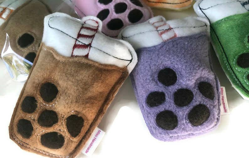 Miso Handmade - Wholesale Pet Toy - Cat - Catnip Bubble Tea Toy0