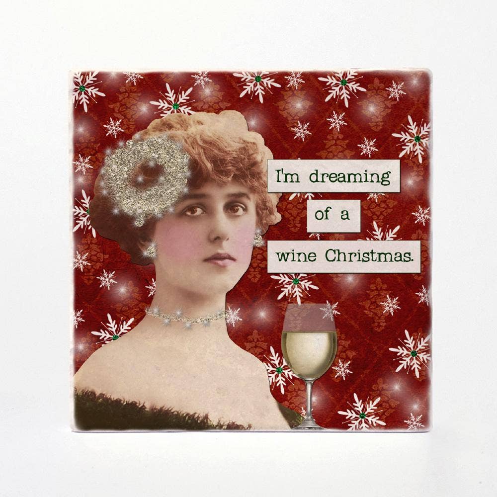 Versatile Coasters Canada - Wholesale Coasters - Wine Christmas Coasters0