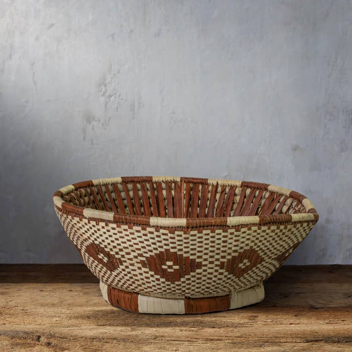 Autumn Grove - Fruit & Vegetable Bowl Basket 7-inch for wholesale by ArtisanalEmporiumLLC
