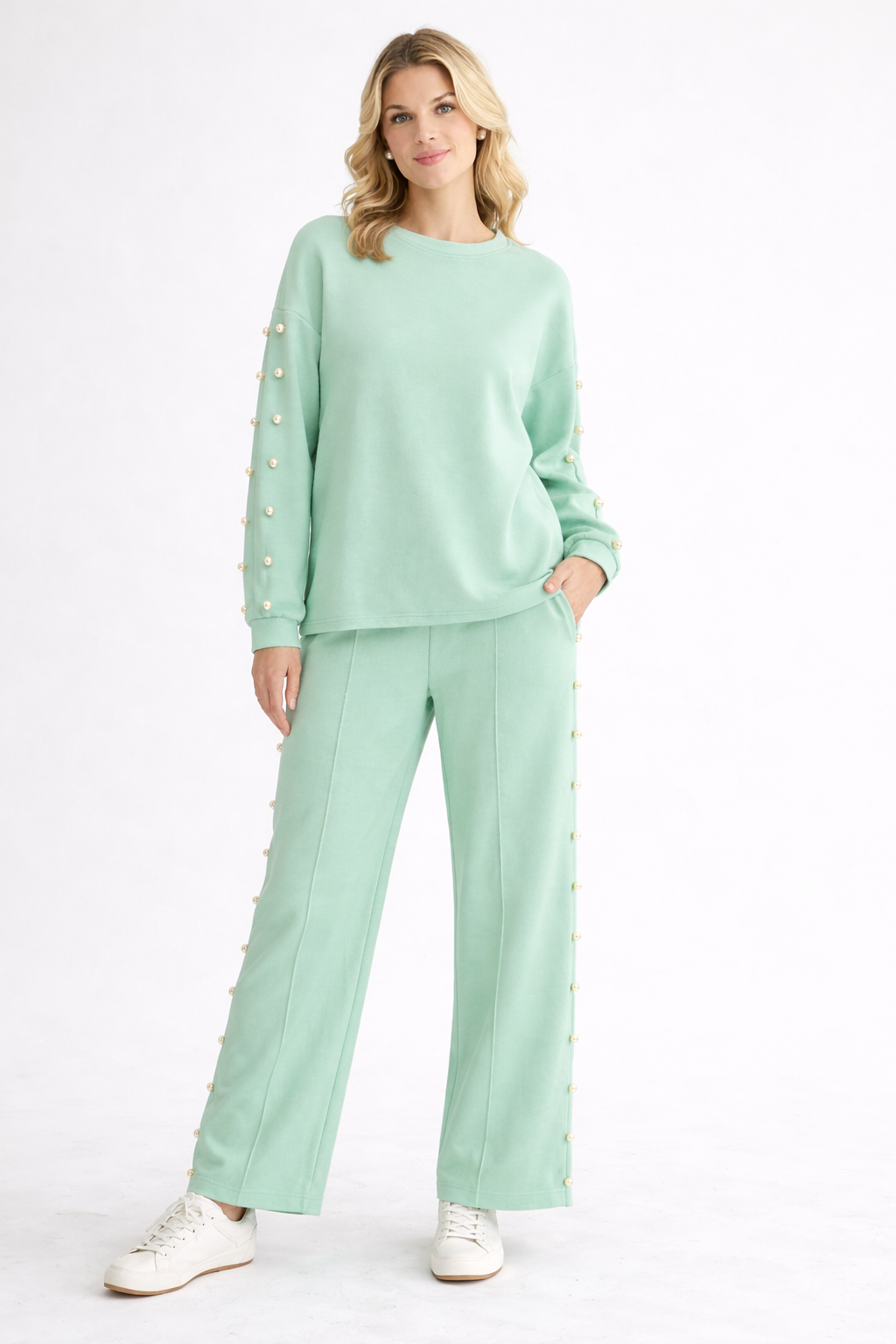 Joh Apparel – Top de malha - Mulher por atacado – Top Pérola Katri Stretch French Scuba45